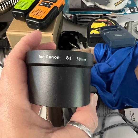 Canon S3 58mm Lens Hood Black